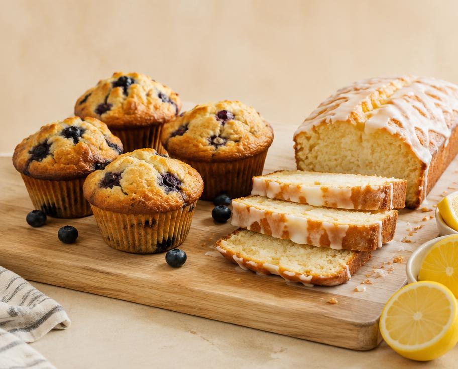 Muffins, budines y dulces